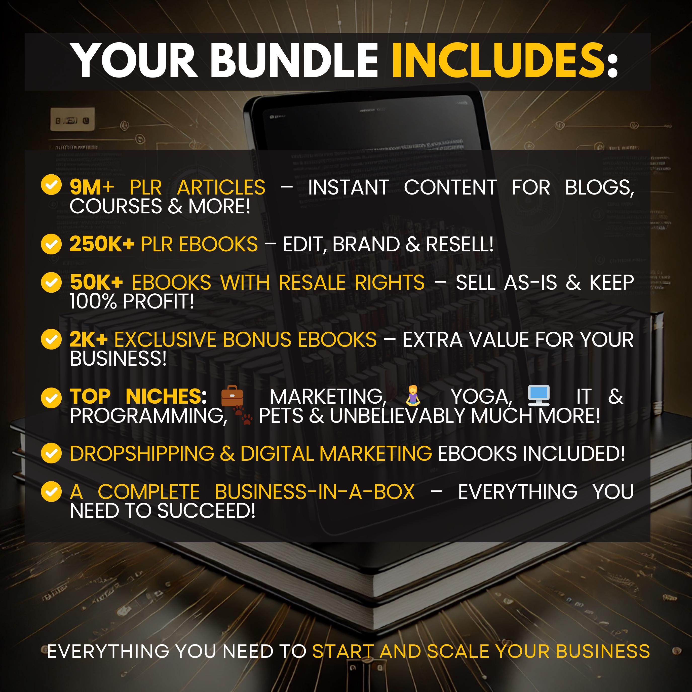 300,000 eBooks Mega Bundle ++ Plr Mrr, Resellable Ebooks, Plr Ebooks Passive Income, Financial Ebooks, Best Seller eBooks, eBooks Self Love